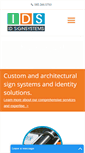 Mobile Screenshot of idsignsystems.com